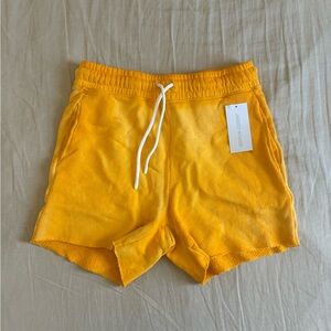 Cotton Citizen Women's Vibrant Yellow Athletic Shorts